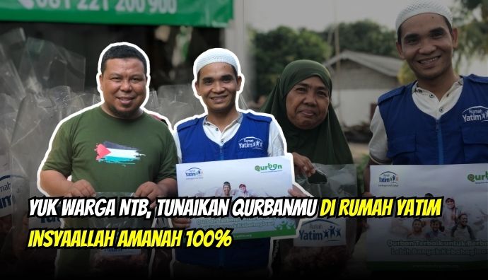 Bantu Driver Ojol di NTB Rasakan Berkah Idul Adha